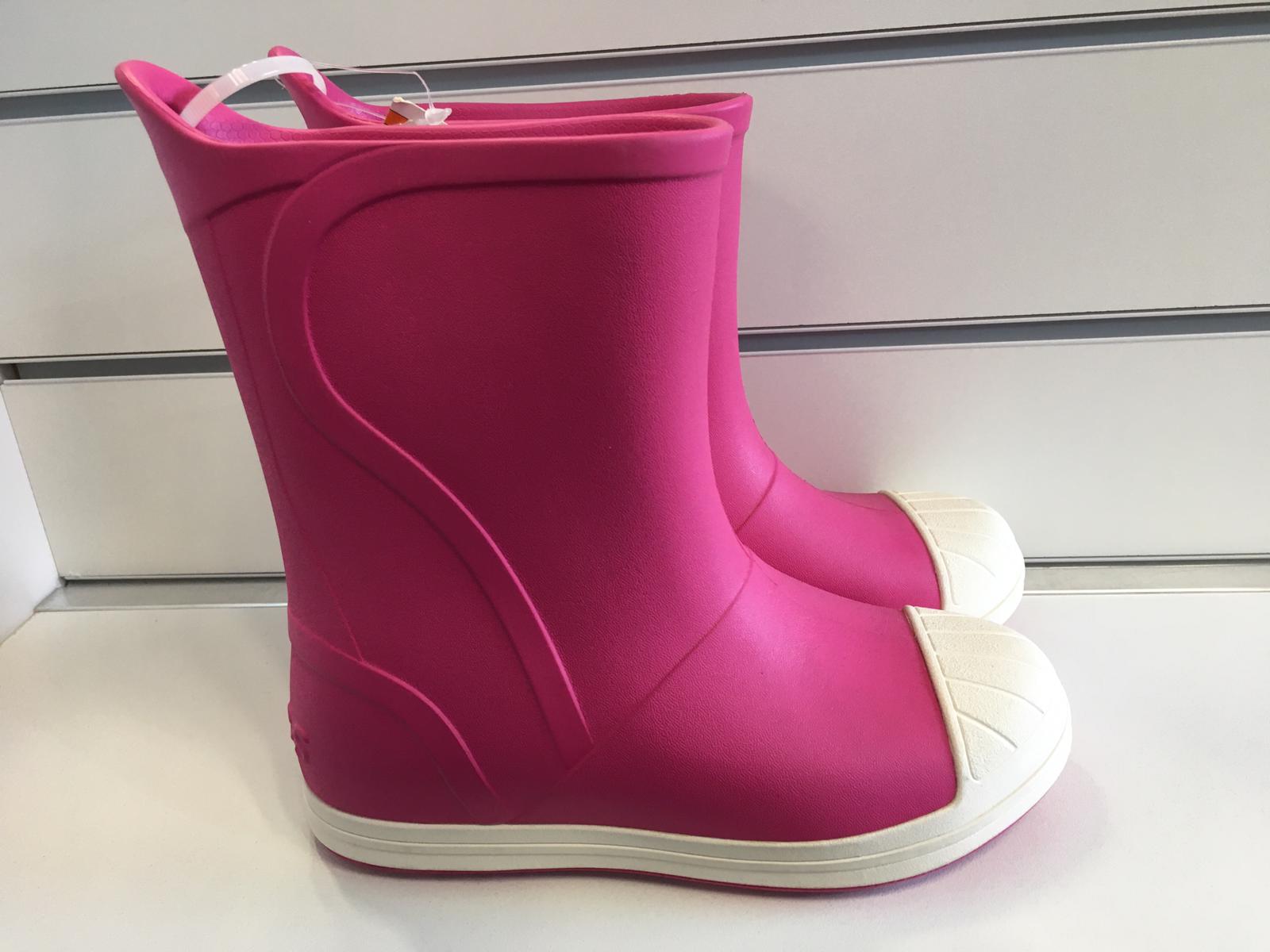 SALE - Crocs Rain Boots - Pink - KIDS UK 1