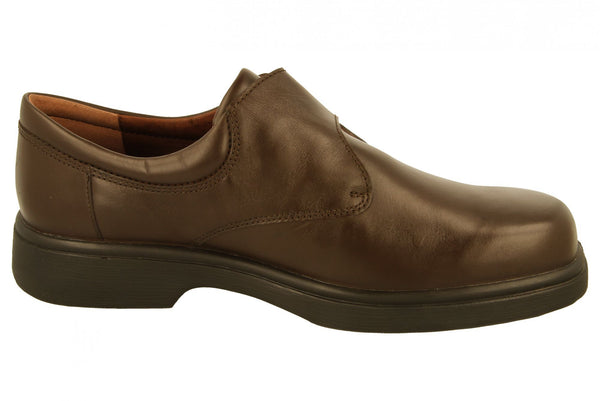 EasyB Men's REECE 2-4E Deep Leather Velcro Shoe