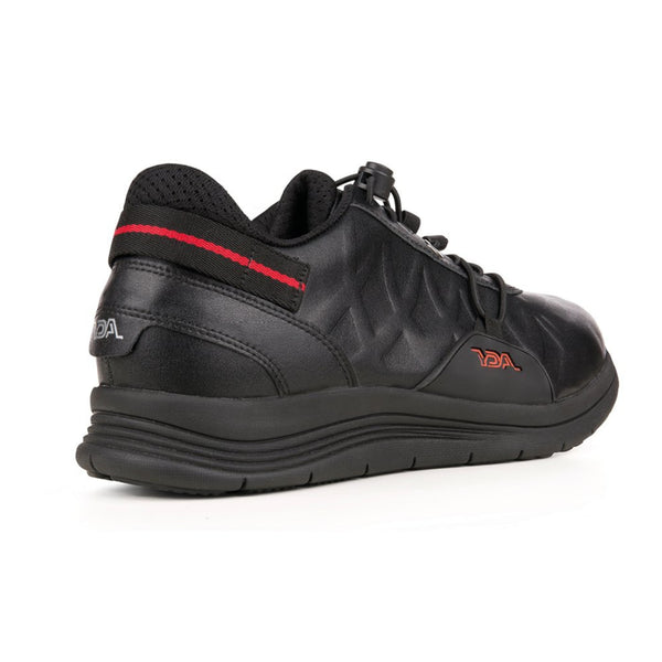 YDA Trainers in Black Leather Black Sole (Unisex)