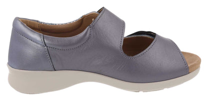 EasyB BUGLE Sandal Sky Blue Multi Leather 2E-4E Fit Ladies