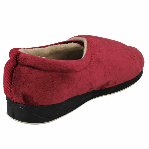 Padders Hug Slippers - Winter Red Sparkle Cord