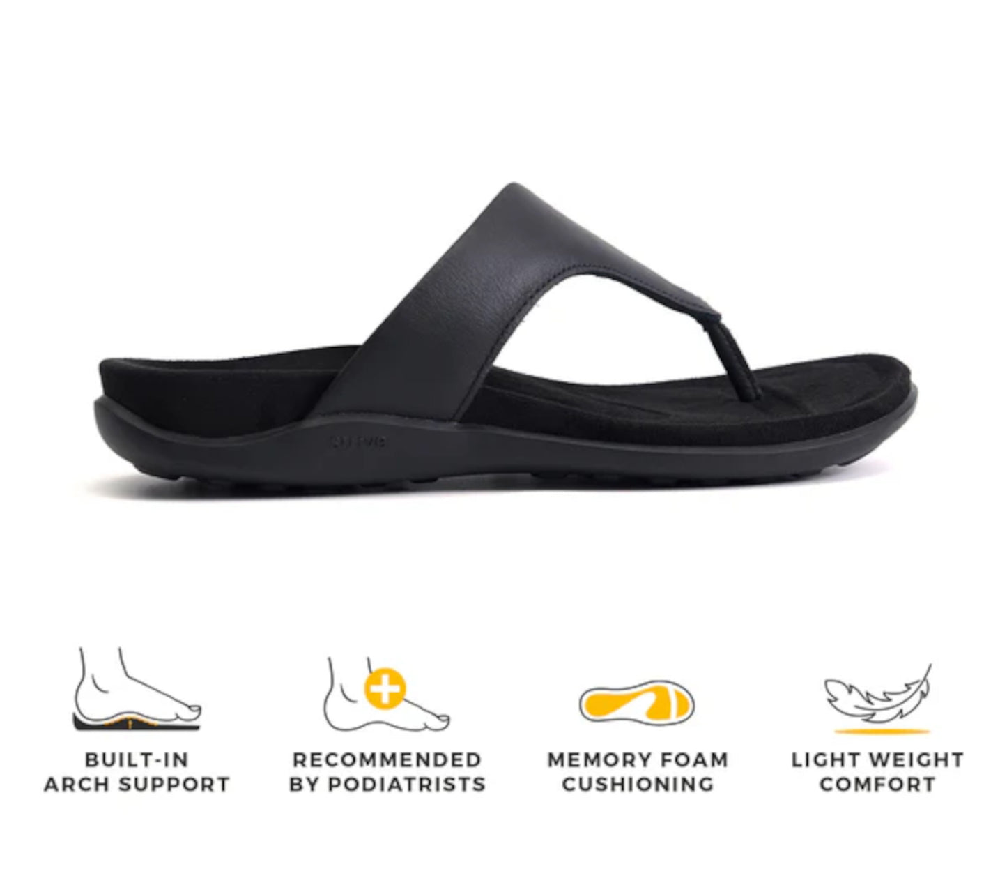 STRIVE ANTIBES Ladies Sandal Black & Silver