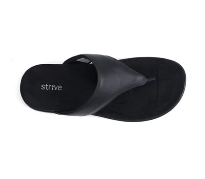 STRIVE ANTIBES Ladies Sandal Black & Silver