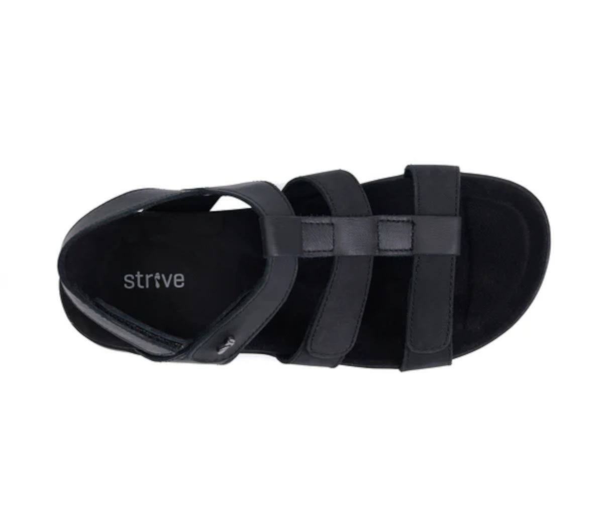 STRIVE CASSIS Ladies Sandal - Black & Gold