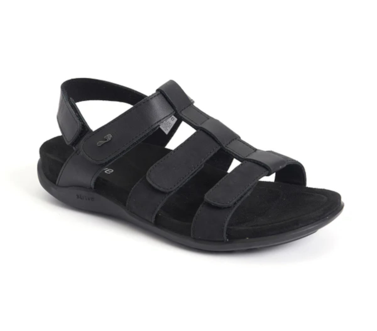 STRIVE CASSIS Ladies Sandal - Black & Gold