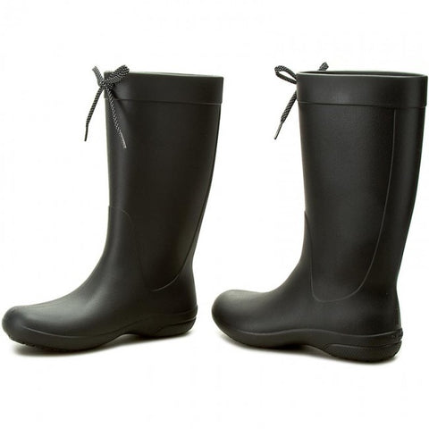 SALE - Crocs Freesale Rain Boot - Black - UK4