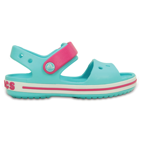 SALE - Crocs KIDS Crocband Sandal - Pool / Candy Pink - 12856-4FV