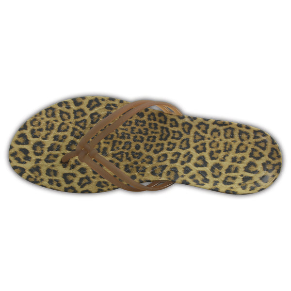 SALE - Crocs Isabella Graphic Flip - Leopard  204196-90L
