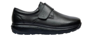 JOYA - Edward - Man's Shoe - Black Leather/Textile - Soft Style