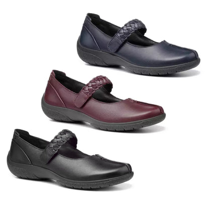 HOTTER SHAKE II Velcro Comfort Shoe - Extra Wide EEE Fit