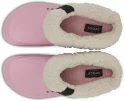 SALE - Crocs KIDS Classic Blitzen Clog - Ballerina Pink/Stucco - 203941-6EZ